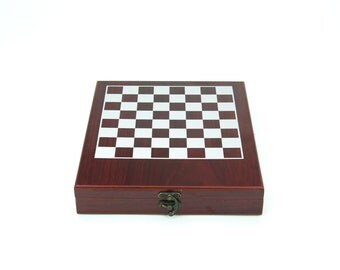 Personalized Chess Set, Engravable Chess Board
