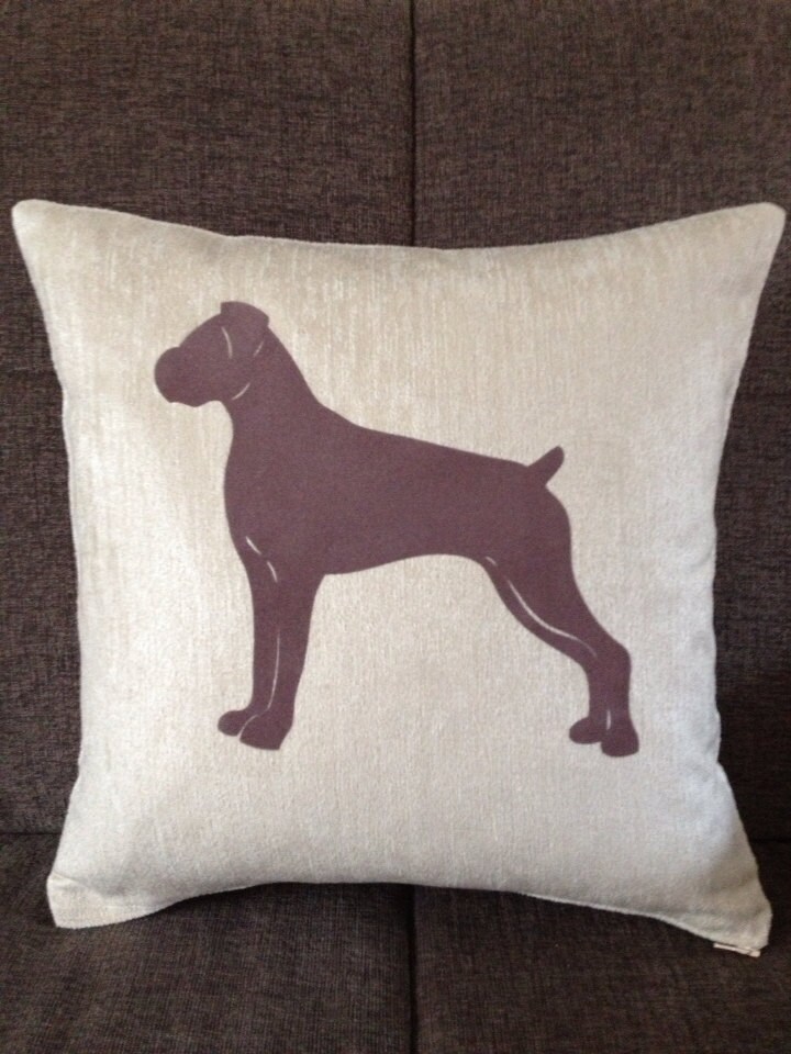 Personalised Boxer Dog Cushion