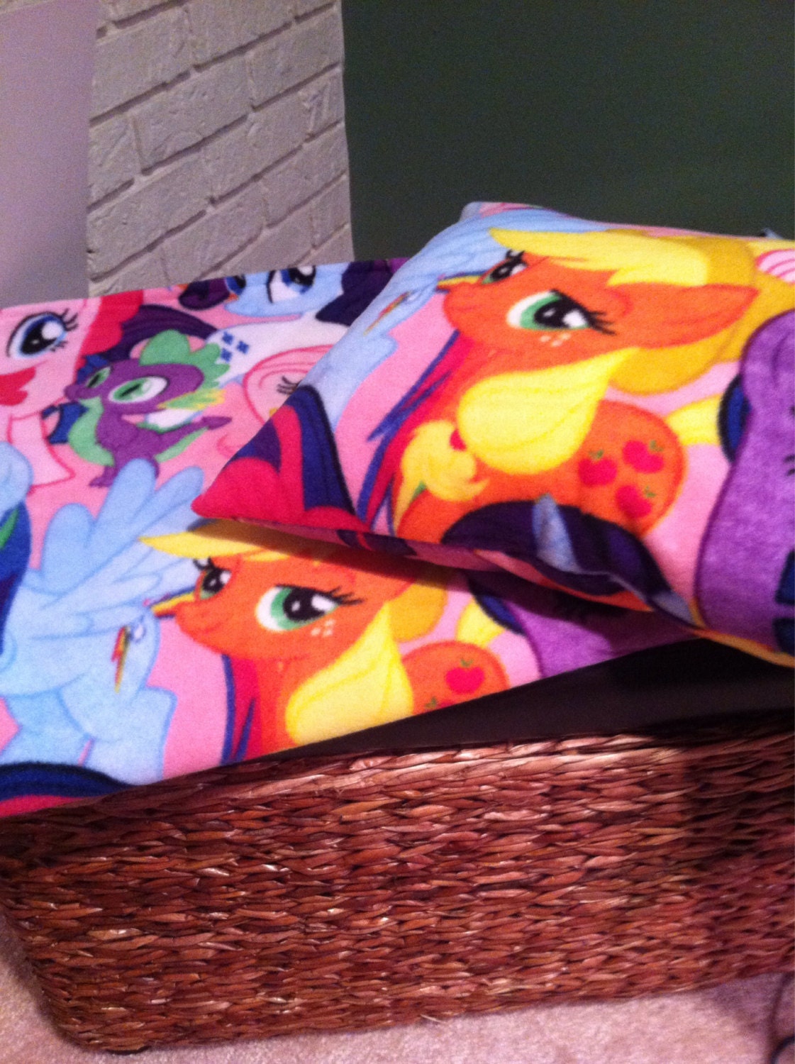 My Little Pony fleece blanket and pillow set