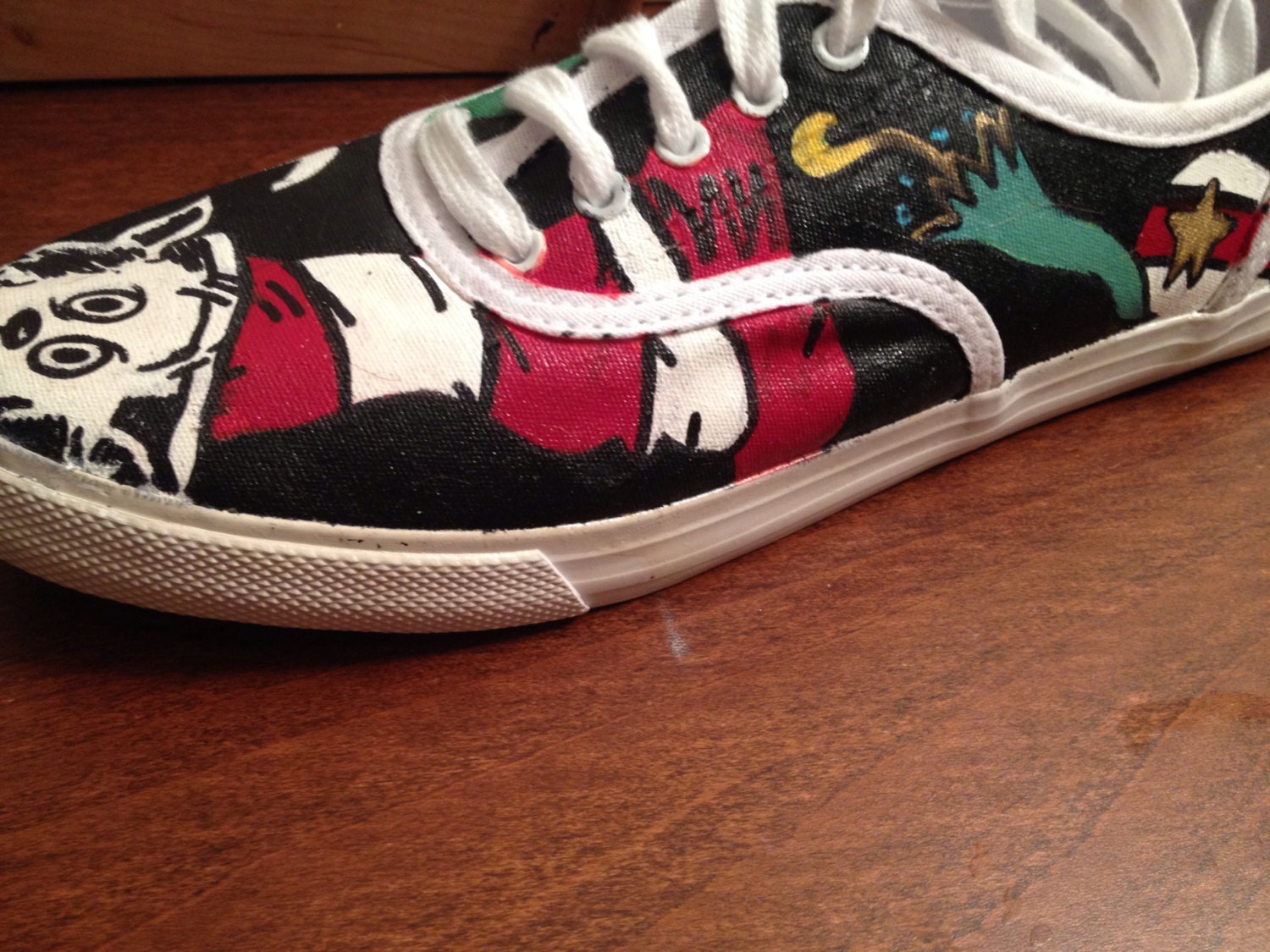 Cat in the Hat themed shoes