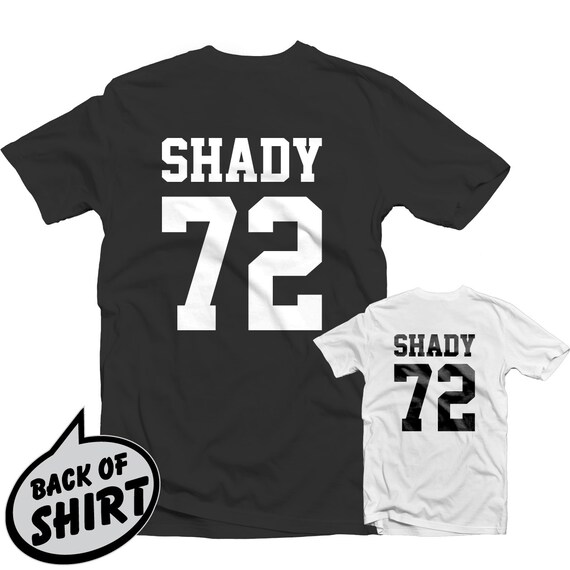 SHADY 72 T SHIRT 1317 - Eminem Slim Detroit Shady Records Bad Meets ...