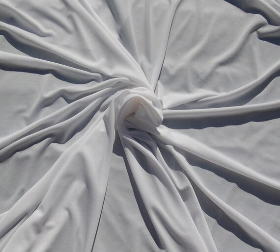 Stretch Fabric Lining Polyester Knit Lining White Fabric by