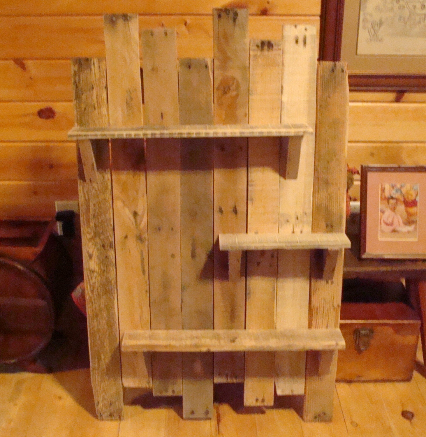 Rustic Pallet Shelving Unit 45x28