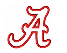 Popular items for alabama applique on Etsy
