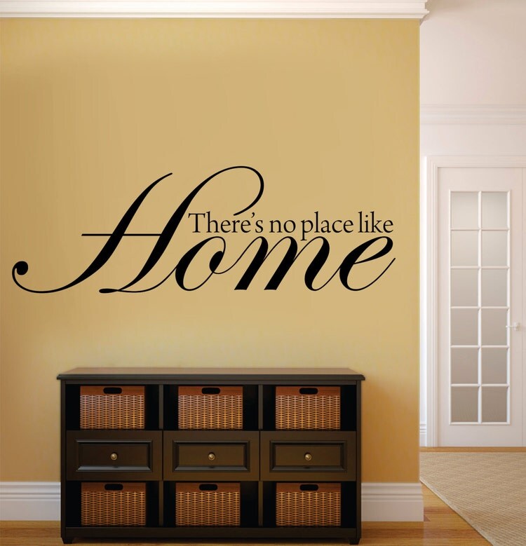 There's No Place Like Home Wizard of Oz Wall Decal New by