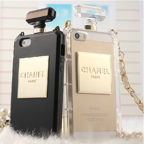 Perfume bottles Chain iphone 4 4s 5 5s case samsung galaxy s3 s4 s5 note 2 note 3 case cover black white