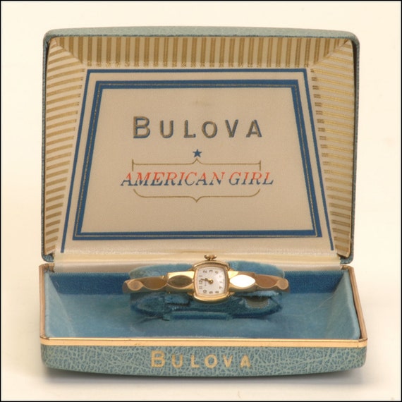 HOLD For Sergio 1950's Bulova American Girl Wrist Watch