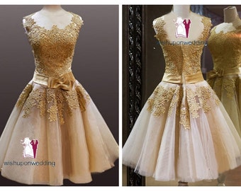 lace prom dresses, gold prom dresses, lace bridesmaid dresses, vintage ...