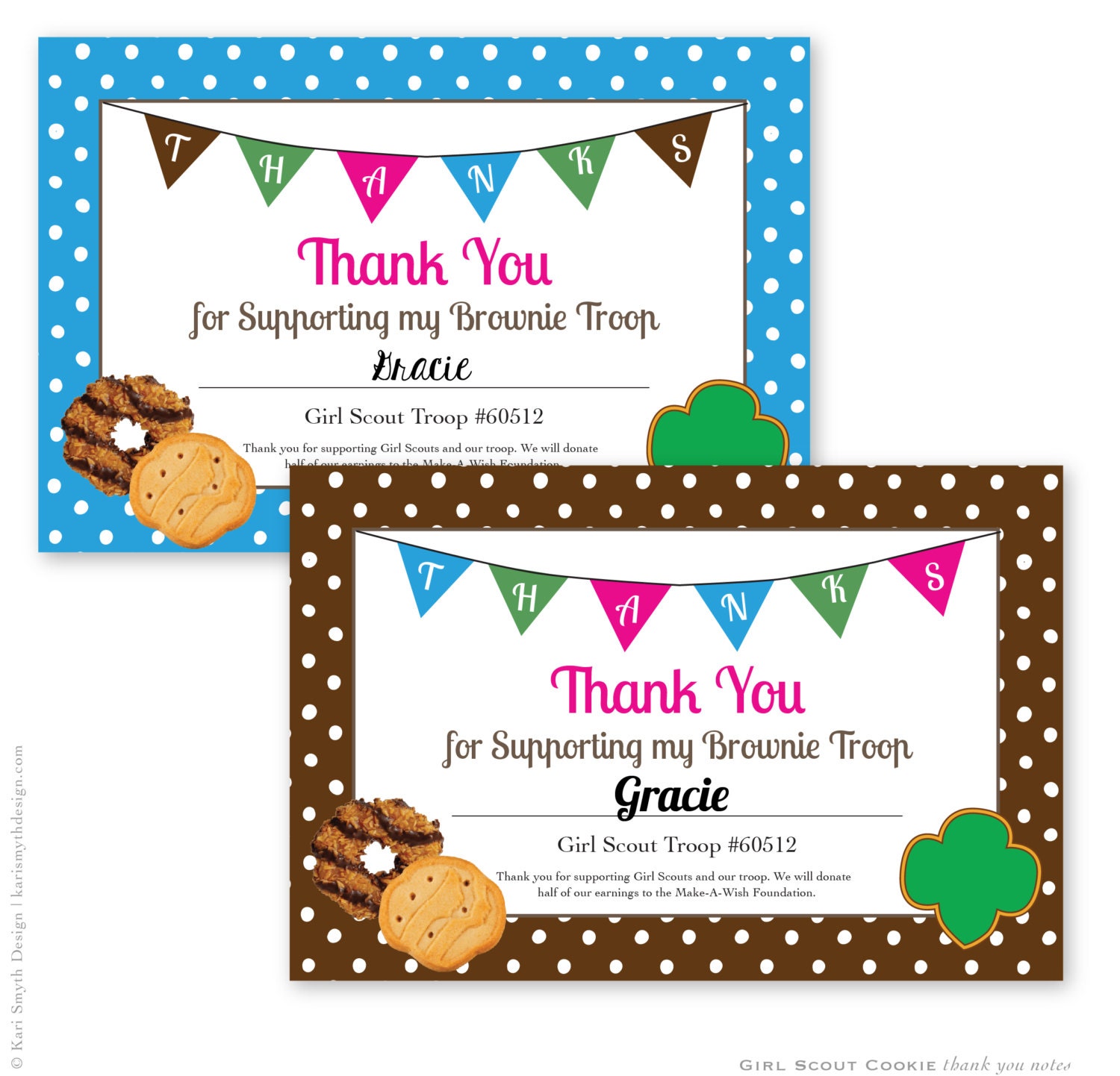 Free Printable Thank You Notes For Girl Scout Cookies