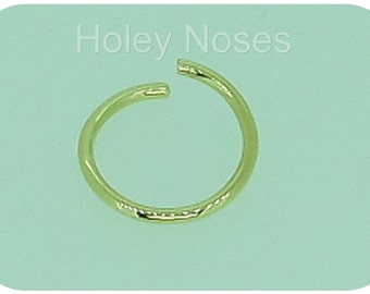 Gold Nose stud - 18ct Yellow Gold 18g Nose stud ring pin Genuine and solid