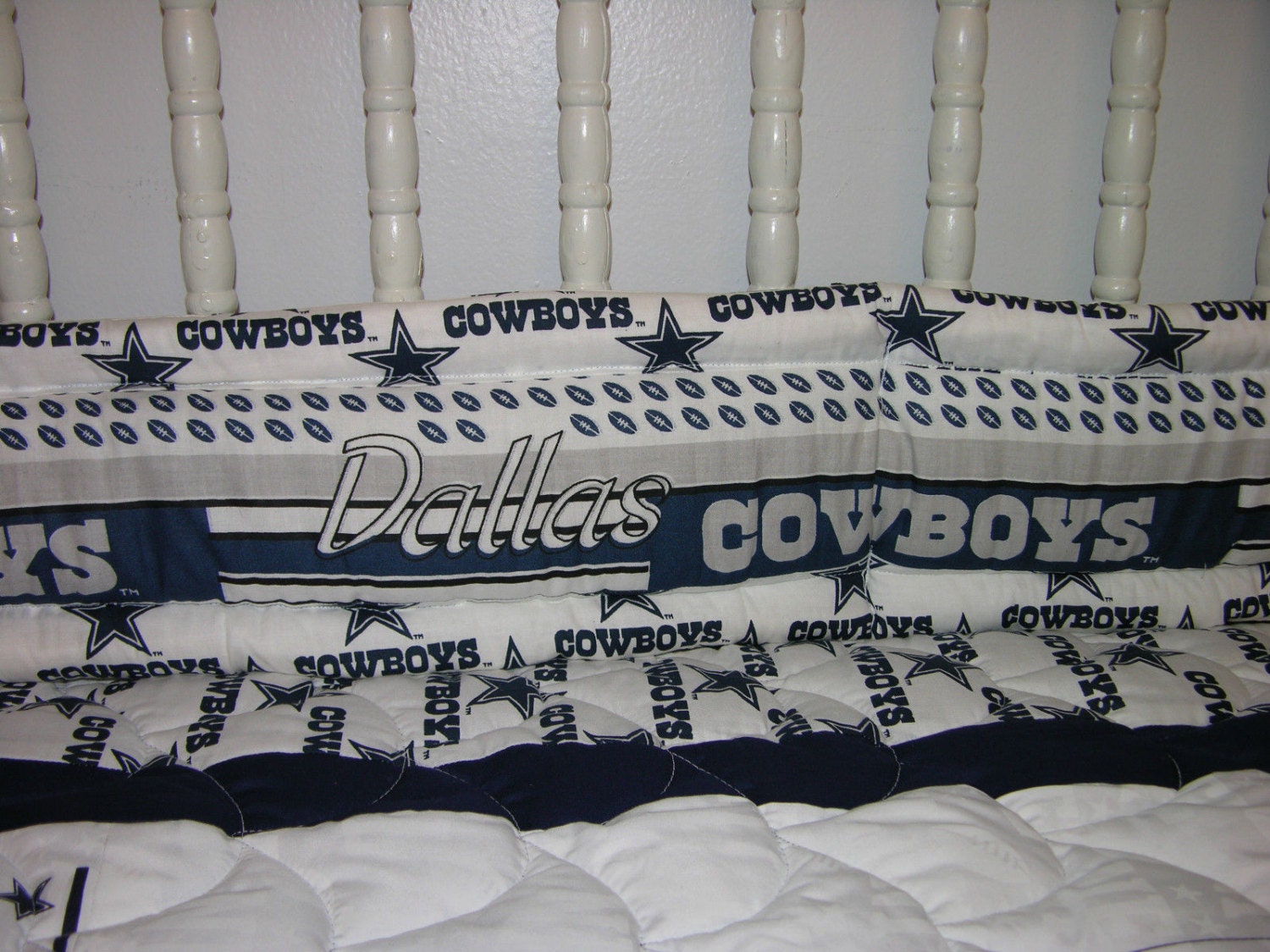 New Nursery Bedding m/w Dallas Cowboys by CutiePatootieBedding