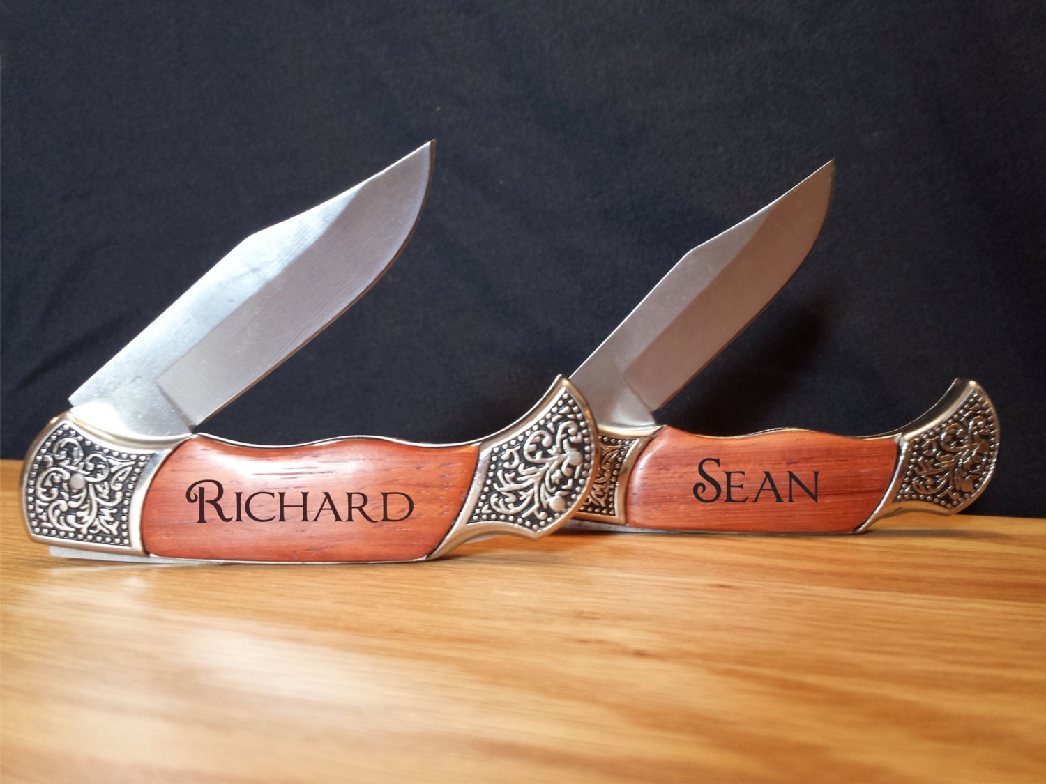 Laser Engraved Hunting Pocket Knife Personalized Custom