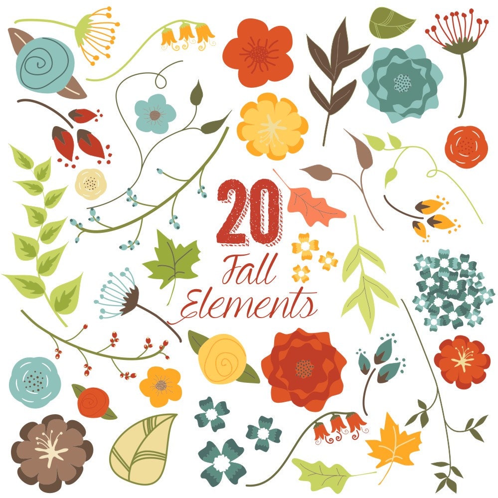 clip art fall flowers - photo #36