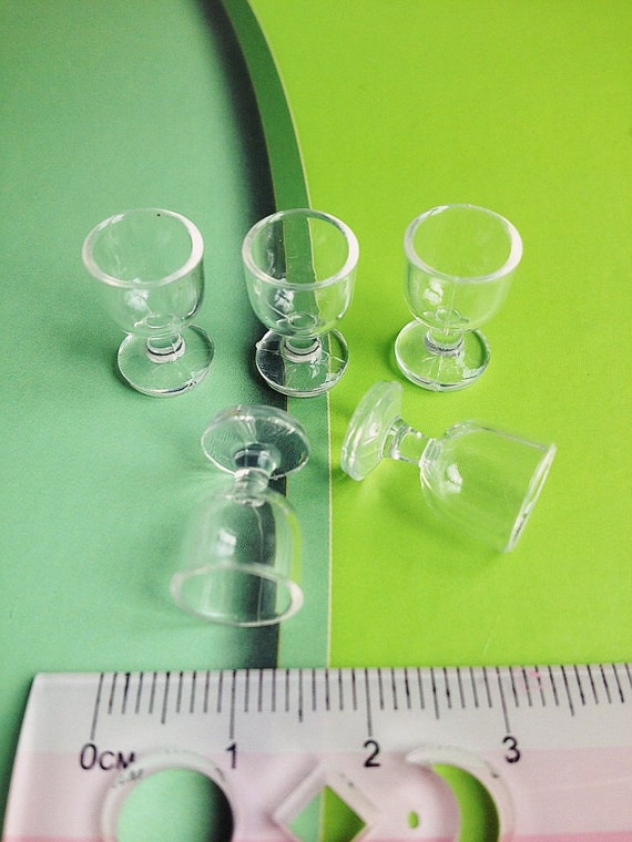 1/2/5pcs. Miniature Wine GlassMiniature Acrylic Wine