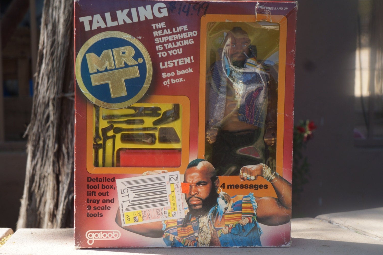 4-1-2016 RESERVED for sahareenbs 1983 Mr. T Talking Doll by