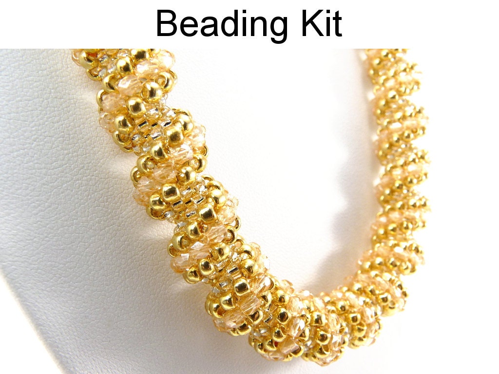 Necklace Jewelry Making Beading Kit and Tutorial by SimpleBeadKits