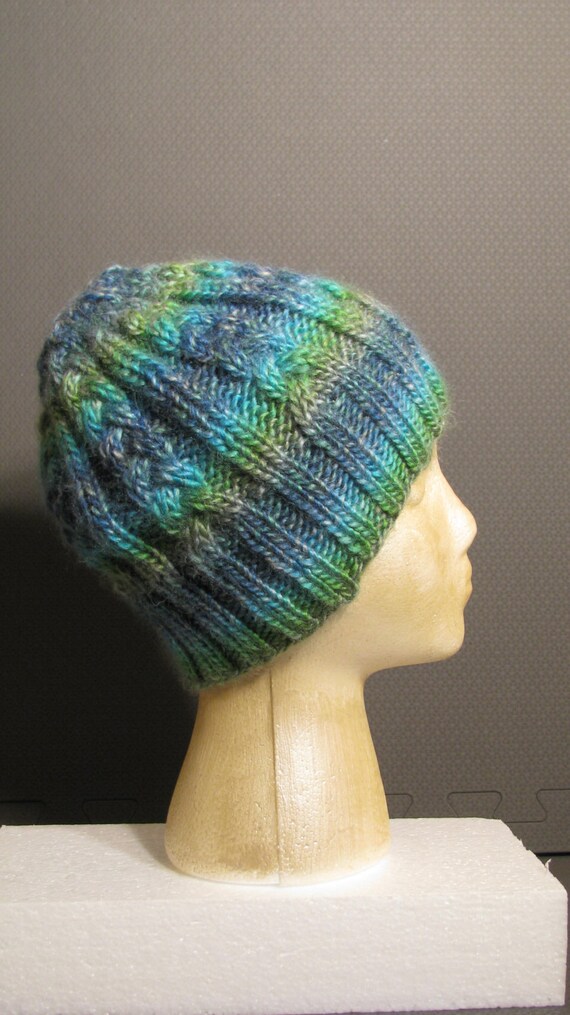 Knit Hat Knitting Pattern Alexis for a Womens