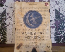 house of Arryn Sig il, with Moto print, On Game of thrones theme music ...