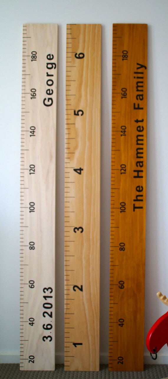 Items similar to ruler wooden height chart on Etsy