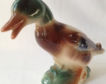 Vintage Mallard Duck Figurine