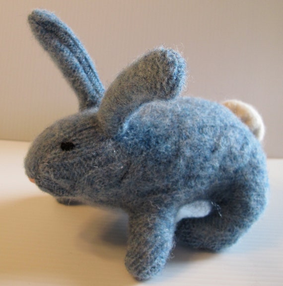 light blue stuffed bunny