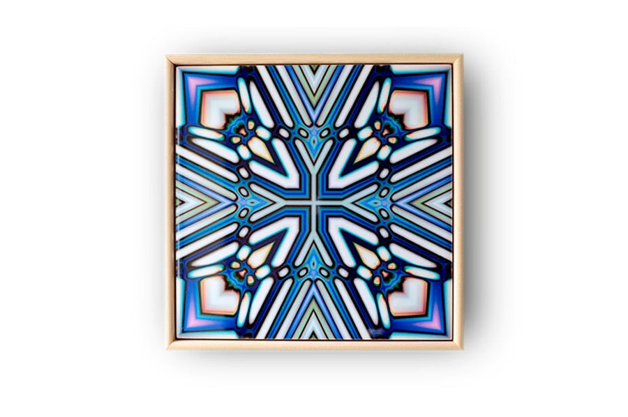 Ceramic Tile Framed abstract wall art An original