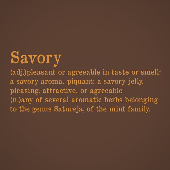 Savory Definition Part Of Speech at Thomas Ross blog