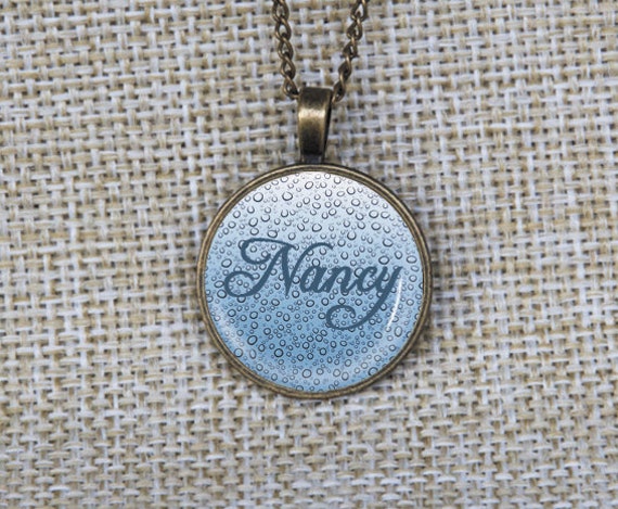 14k Gold Script Font Multi Names Necklace， Gold Personalized Name