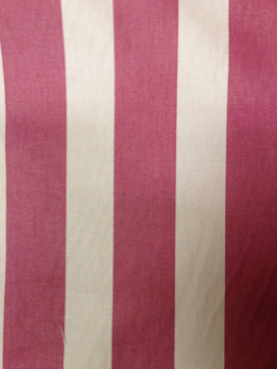 Yellow Pink and White Toile Toile Fabric By The Yard