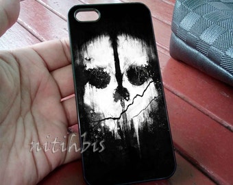 Call Of Duty Ghost Mask iPhone 5C Case, iPhone 5/5S Case, iPhone 4/4S