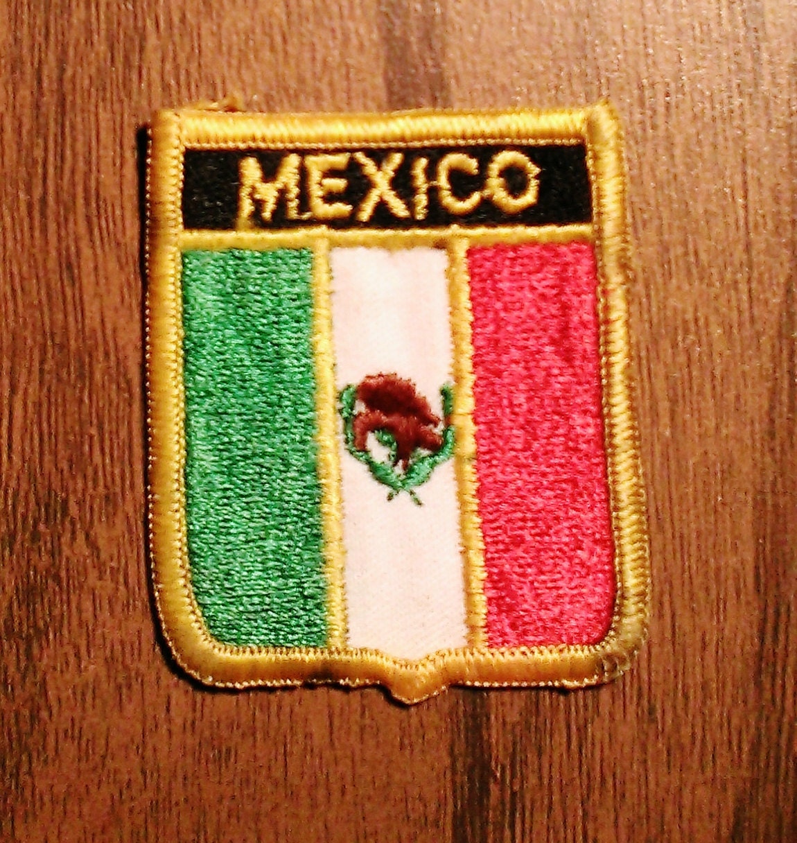 Mexican Flag Patch 3.5" - Mexico Embroidered Badge, Iron-On Or Sew-On, Unbranded