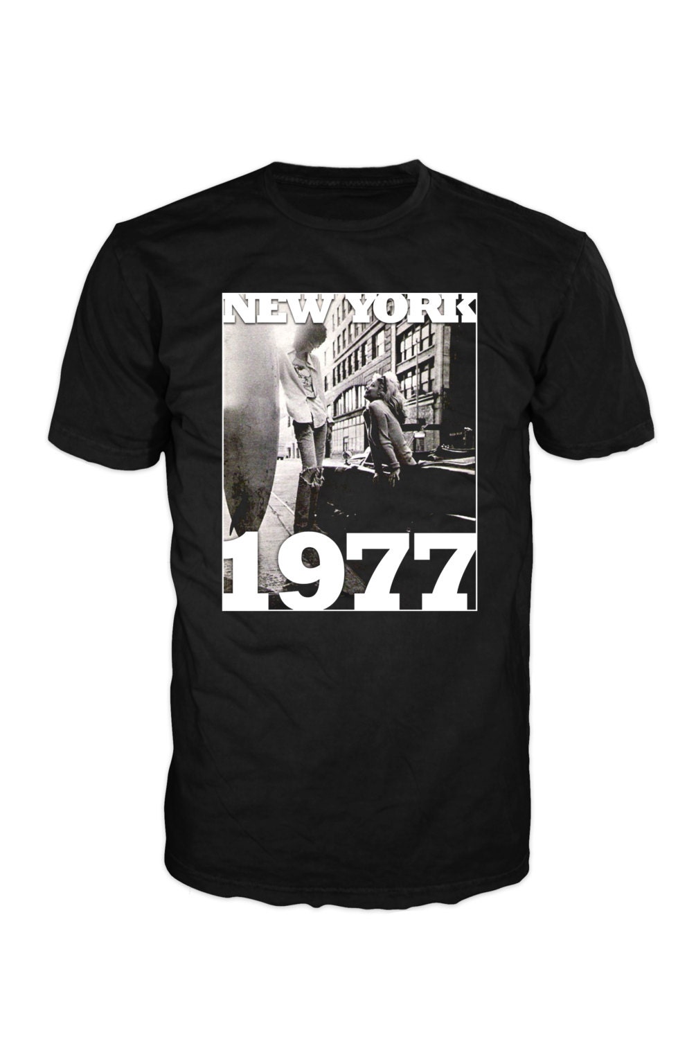 NEW YORK 1977 T-Shirt. 100% cotton Gildan t-shirt