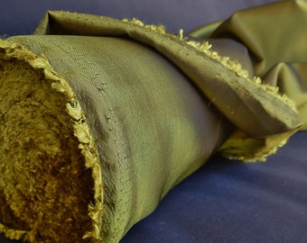 Green Taffeta Fabric by the Yard, Fabric by the Yard, Fabric Yardage