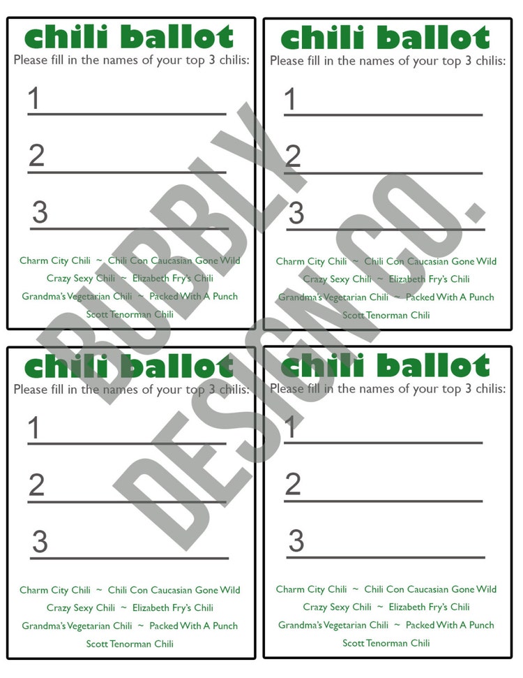 chili-cook-off-party-ballot-chili-cook-off-by-bubblydesignco