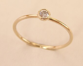 A simple diamond ring. Engagement. Birdwood.