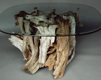 Driftwood Coffee Table. Style 1. Handmade From Reclaimed Driftwood