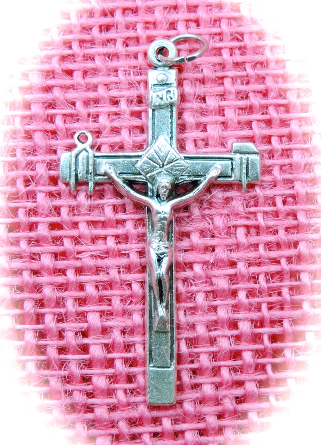 Catholic La Salette Rosary Crucifix Italian Made Almost 2