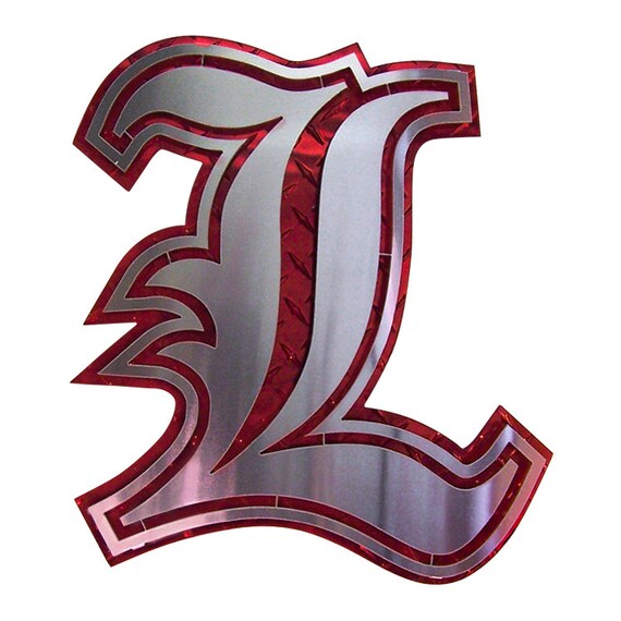 Custom Metal University of Louisville L Stainless by HexHeadArt