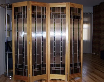 Glass Room Divider stained glass room divider 3-panel screen bordeaux model by Glass Room Divider stained glass room divider 3-panel screen bordeaux model by