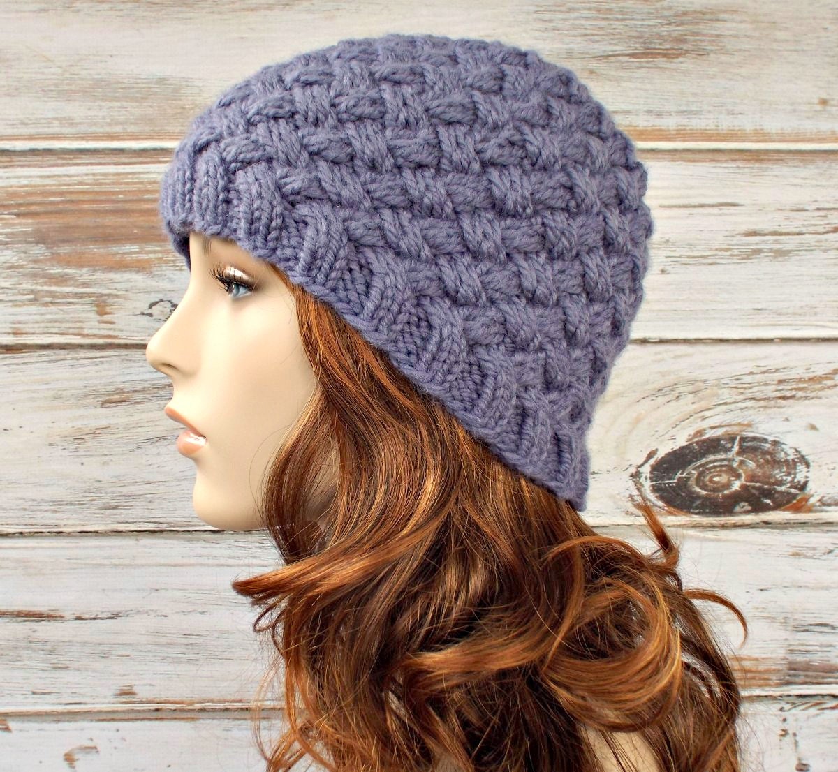 Instant Download Knitting Pattern Womens Knit Hat Pattern