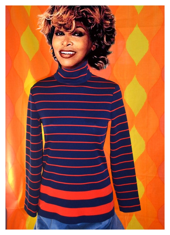 60s turtleneck outfit
