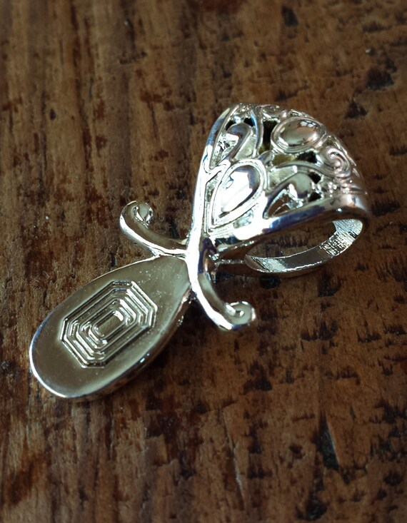 Bail. silver glue on bail. jewelry findings. by HarrachGlass