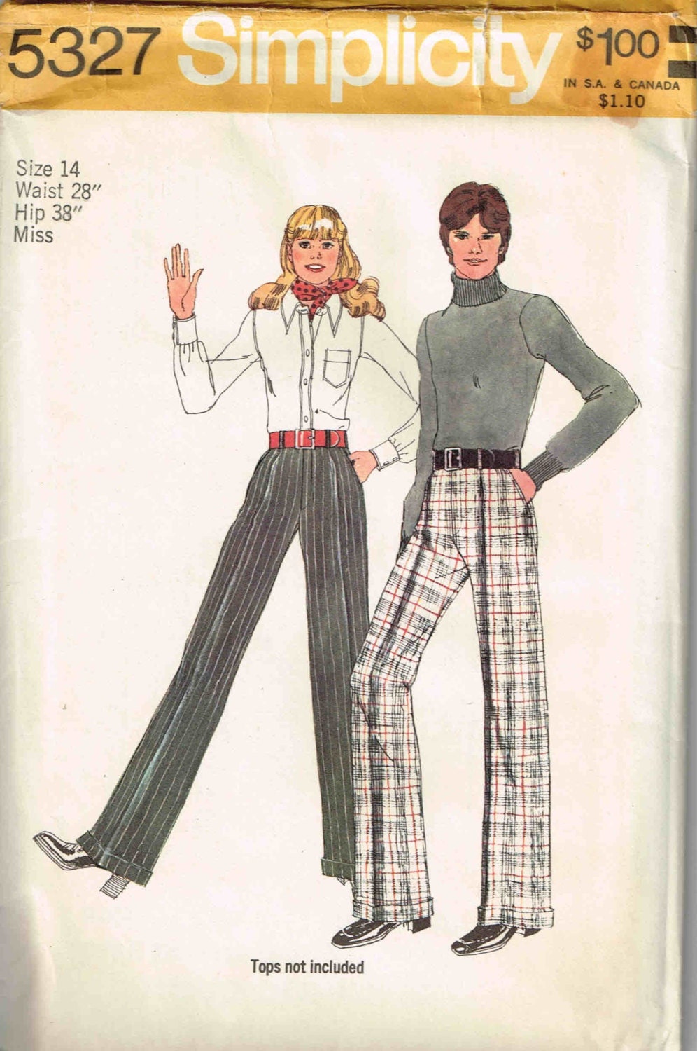 high waisted jeans sewing pattern