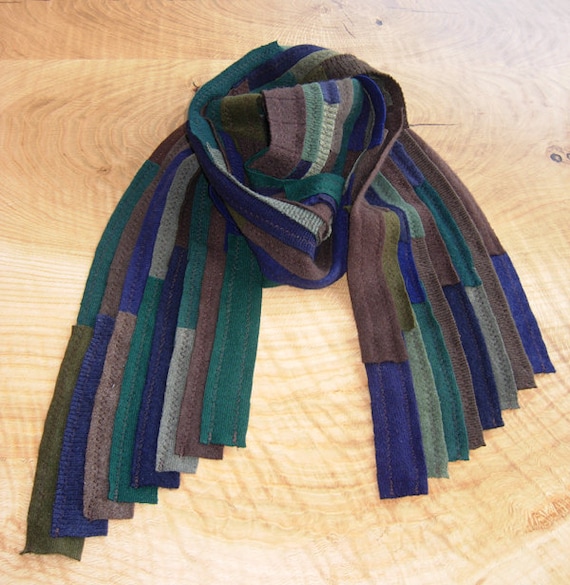 Womens scarves made from recycled materials