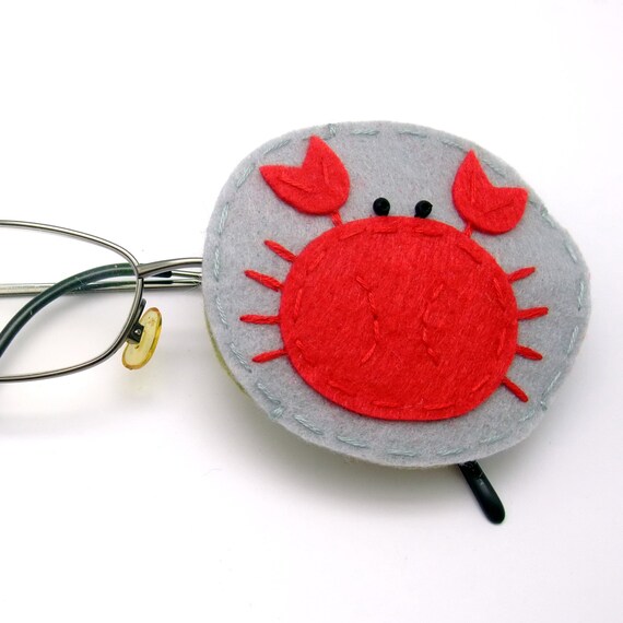 RS Handmade fun lazy eye patch felt eye patch fabric eye