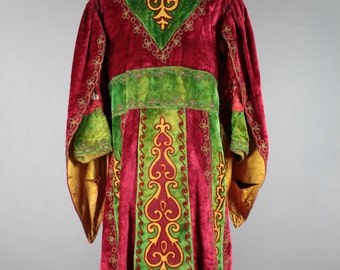 Antique Red Mason Robe . Wizard Renaissance King Prince Medieval . Odd ...