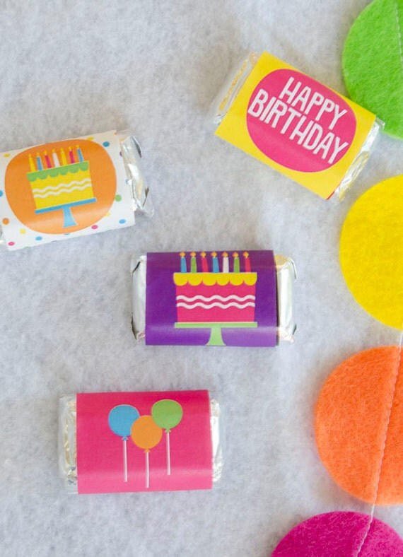 Pretty Polka Dot Party PRINTABLE Candy Bar Wrappers by Love The Day Il_570xn