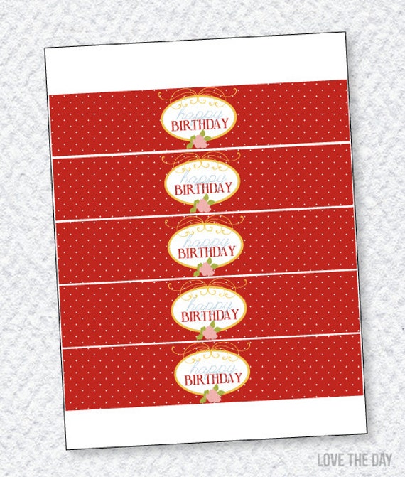 Butterfly Party PRINTABLES Drink Labels by Love The Day Il_570xn