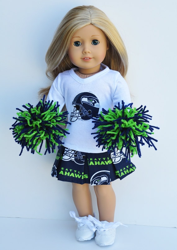 American Girl Clothes Seattle Seahawks by LoriLizGirlsandDolls