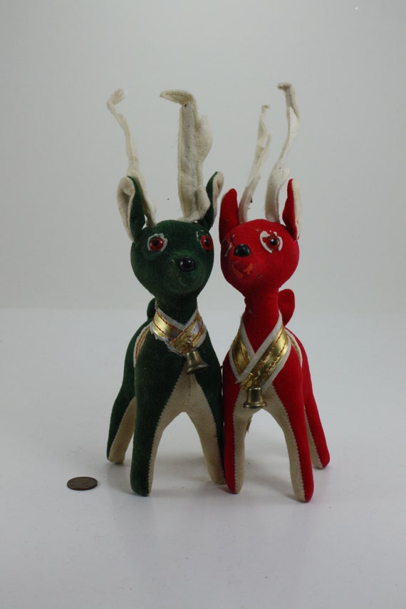 vintage stuffed deer